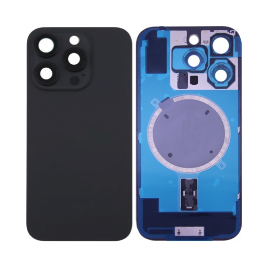 Back Cover+Camera Lens Apple iPhone 16 Pro Black Titanium Back Cover+Camera Lens Apple iPhone 16 Pro Black Titanium